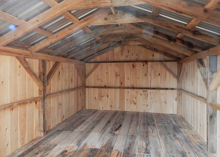 lean to shed with porch - diy project howtospecialist