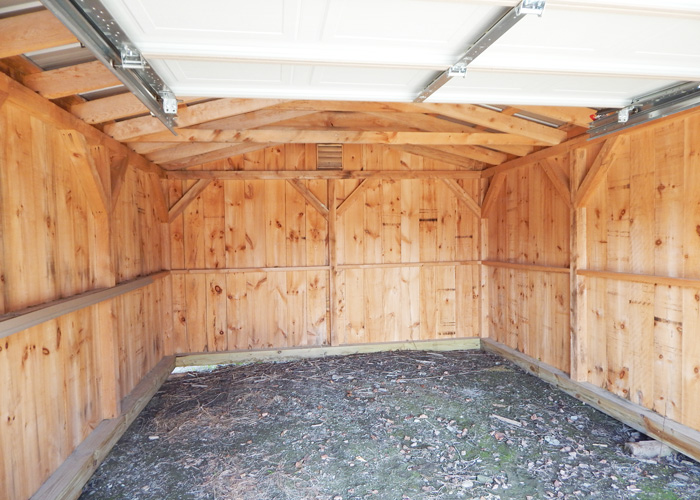 14x20 Shed | Post and Beam Garage Kits | Jamaica Cottage Shop