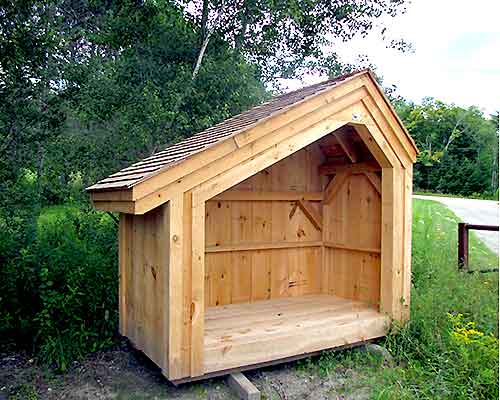 Outdoor Firewood Storage | Firewood Storage Shed Plans