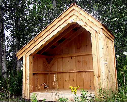 Outdoor Firewood Storage | Firewood Storage Shed Plans