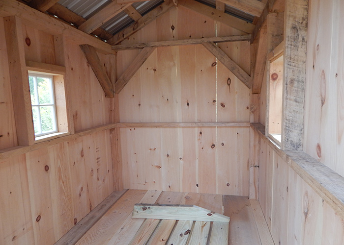 6x8 Sheds | 6x8 Shed Plans |    Post and Beam Sheds
