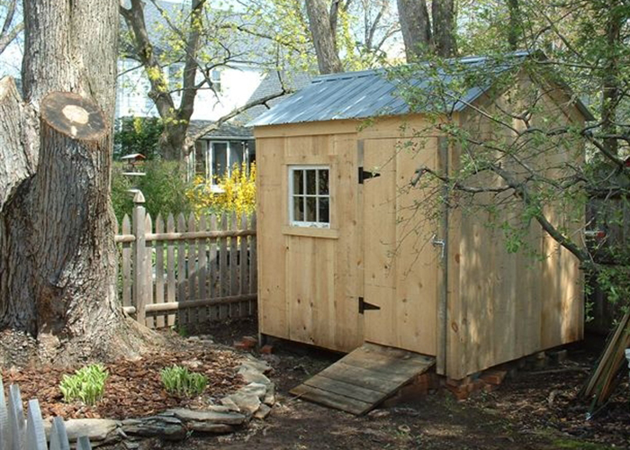 6x8 Sheds | 6x8 Shed Plans | Post and Beam Sheds