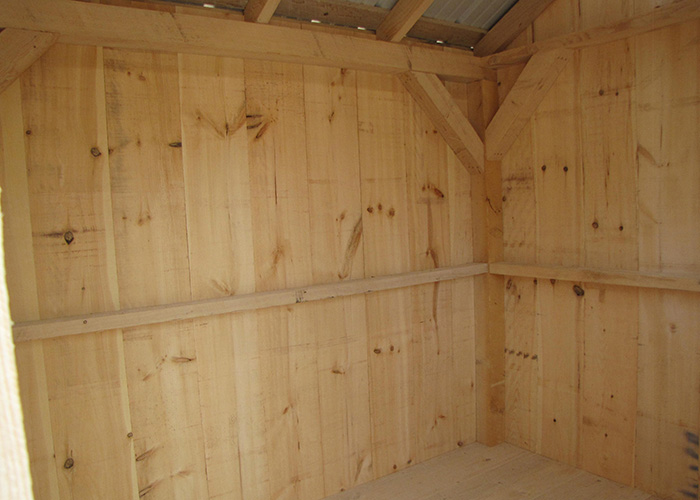 6x8 Sheds | 6x8 Shed Plans | Post and Beam Sheds