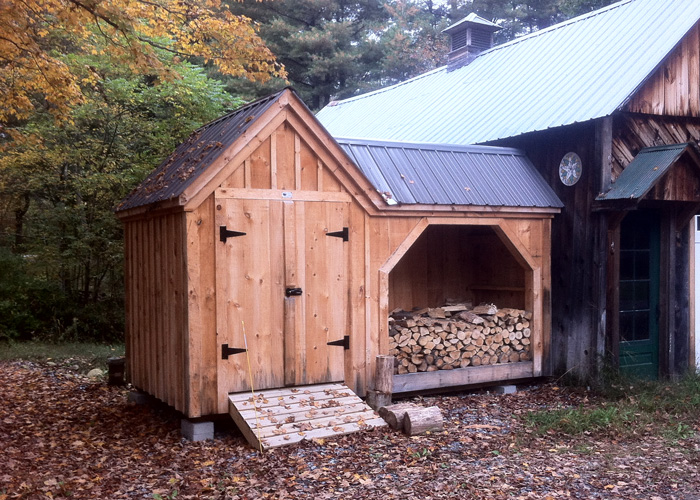 Firewood Storage Shed | Garbage Can Storage Shed