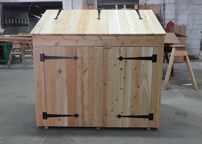 Trash Can Shed | Outdoor Trash Can Storage Shed
