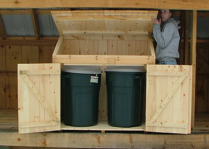 Trash Can Shed | Outdoor Trash Can Storage Shed